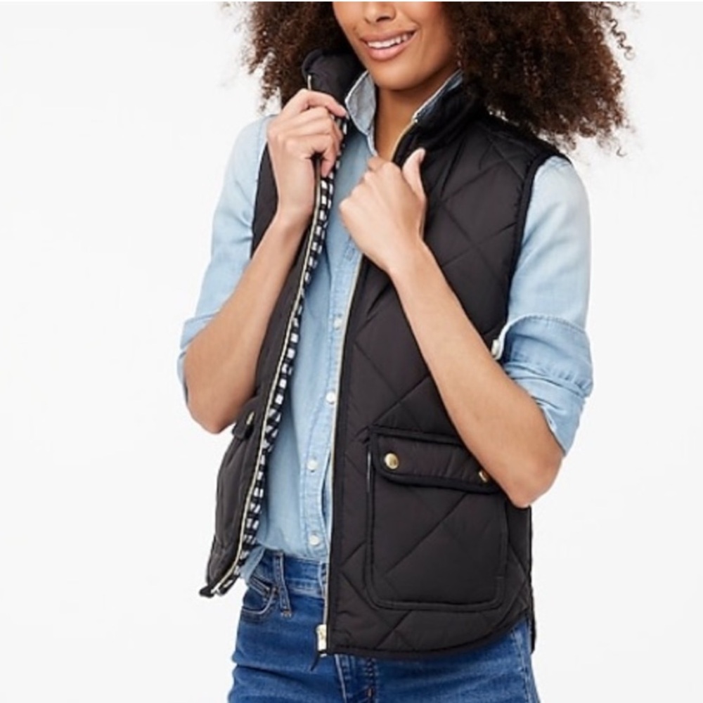J Crew black vest